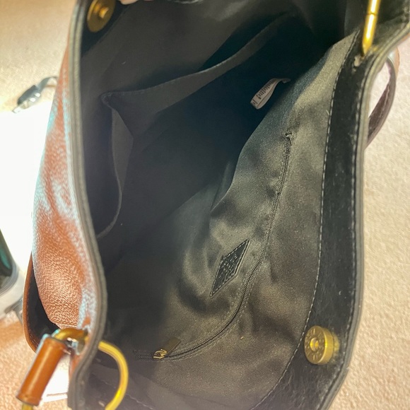 Fossil brown leather crossbody - Picture 5 of 5